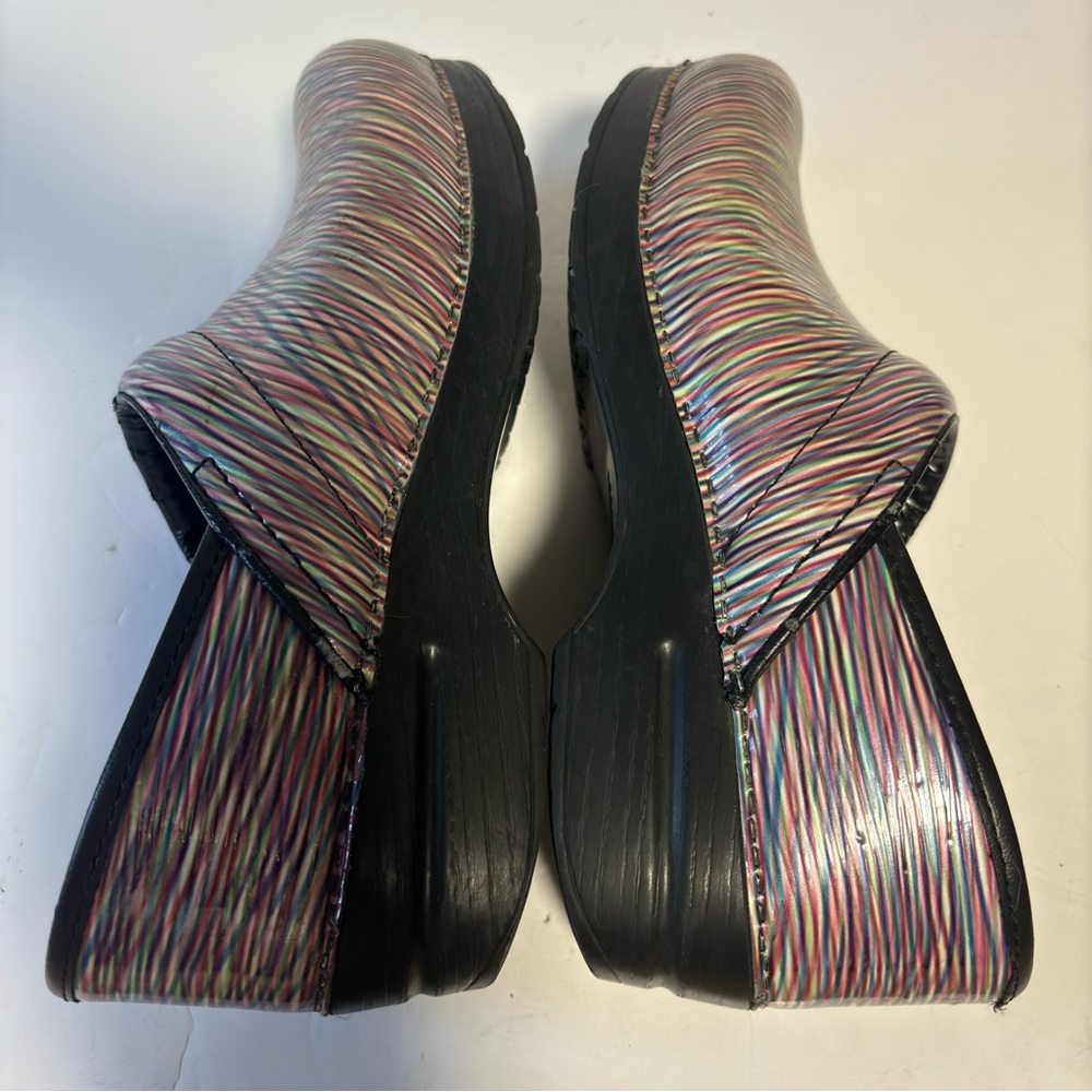 Dansko 39 Professional Style Stripe Clog Shoe Mul… - image 6